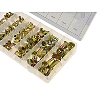 Steel Rivet Nuts Assortment 150pc G02912