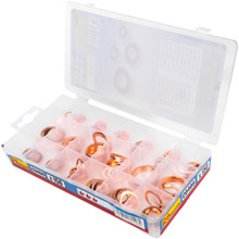 Copper washers set 150 pcs C0406 RICHMANN