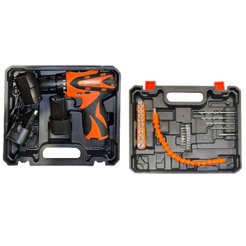 Cordless screwdriver with accessories 30NM 1.5Ah LED KD3085