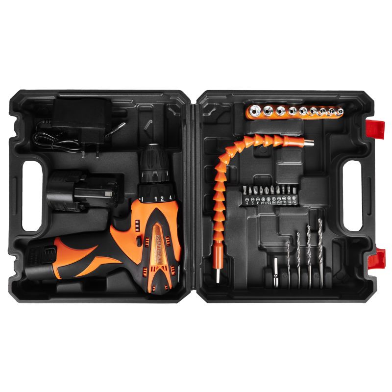 Cordless screwdriver with accessories 30NM 1.5Ah LED KD3085